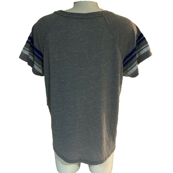 NEW Memphis UM Tigers Colosseum Gray Tie Scoop Neck SS Tee Shirt Women's M - Picture 7 of 8